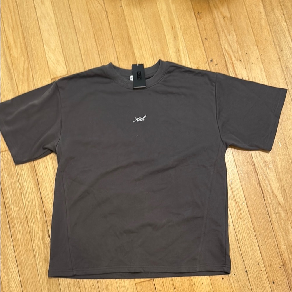 Kith Gray Short Sleeve Tee Casual Comfort